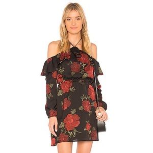 Cupcakes & Cashmere Rose Floral Halter Dress